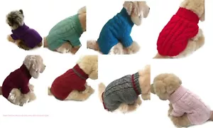 Le Petit Chien Brand Small Dog Sweater Puppy Clothing Pet Supply - Picture 1 of 61