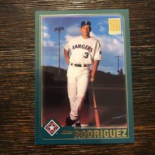 2001 Topps #612 Alex Rodriguez Texas Rangers Card
