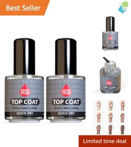 2-Pack Quick Drying Top Coat for Strengthening Nail Polish - 0.5oz Each - Picture 1 of 7