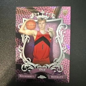 2024 Topps Chrome Gradey Dick Roundball Royalty Pink Basketball Refractor - Picture 1 of 2