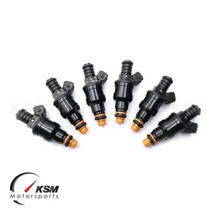 Set 6 x 550cc 52LB Fuel Injectors Wide fit Bosch Chevy GMC V6 3.8L 2.8L Turbo - Picture 1 of 12
