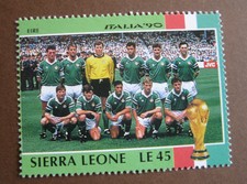 SIERRA LEONE - ITALIA '90 - EIRE- LE 45