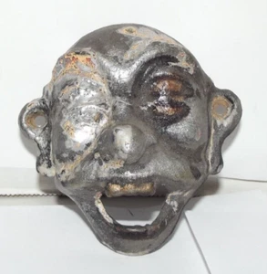 4-Eyes Old Man Bottle Opener Cast Iron Collectible Wall mount 4-eyed Wilton? - Picture 1 of 11