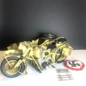 German Military Motorcycle BMW R75w/Sidecar WWll Military Model Series 1:9 Scale - Picture 1 of 8