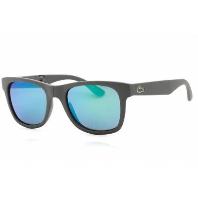 Gafas de sol unisex Lacoste lentes azules gris mate marco de forma rectangular L778S 035 Foto 1 de 2