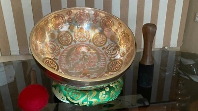 8 inches, 9 inches & 10 Inches silver plated white Tara Tibetan Singing Bowl- - Image 1 of 4