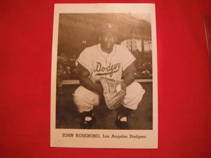 John Roseboro Jay Publishing 1962 1963 5x7 Photos Los Angeles Dodgers i1 - Picture 1 of 1