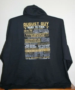 AUGUST GUY SELTEN ZU FINDEN... MOST CARING PEOPLE Hoodie Sweatshirt 4XL, schwarz - Bild 1 von 6
