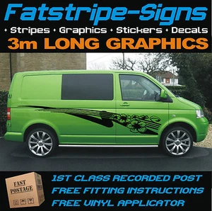 3M Wohnmobil Grafik Streifen Universal Camper Day Van Caravan Aufkleber Decals - Bild 1 von 2