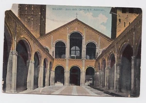 LO MI 35 Milano atrio della chiesa di S. Ambrogio  viaggiata 1921 - Foto 1 di 1
