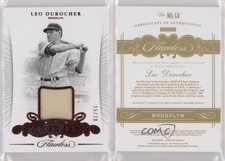 2018 Panini Flawless Material Greats Ruby /20 Leo Durocher #MG-LD HOF