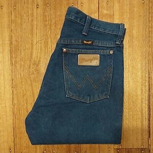 WRANGLER 13MWZPW Original Fit Blue Heavy Cowboy Cut Denim Jeans Pants - 30 x 34