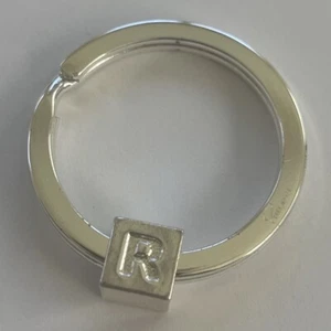 Philippi Initial LETTER “R” Key Ring Metal Fob Germany Keychain Signed NEW - Picture 1 of 5