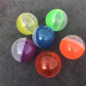100 Packs of PP Toy Vending Machine Empty Round Capsule Cute Coloful 45/50/58mm - Picture 1 of 12