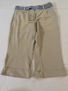 Nike Golf Dri Fit Womens Golf Athletic Cropped Pants Sz 6 NWTS - Picture 1 of 7
