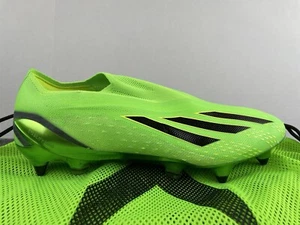 Scarpe da calcio/calcio Adidas X Speedportal+ SG taglia 10,5 GW8418 verdi nuove con borsa - Foto 1 di 9