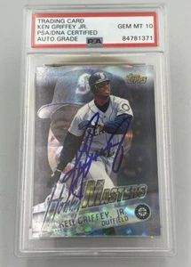 KEN GRIFFEY JR KARTE HANDSIGNIERT SIGNED CARD PSA GRADED 10 MINT (CP2012833) - Bild 1 von 2