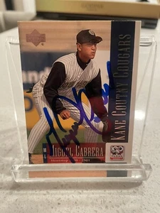 Miguel Cabrera Upper Deck 2001 Minor League Centennial Autograph - Picture 1 of 2