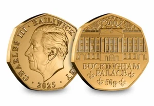 The Buckingham Palace Gara Legale Moneta da Cinquanta Pence 50p Coinage - Foto 1 di 3