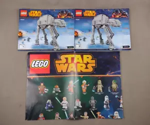 Lego 75054 Star Wars AT-AT Manuels And Poster - Imagen 1 de 5