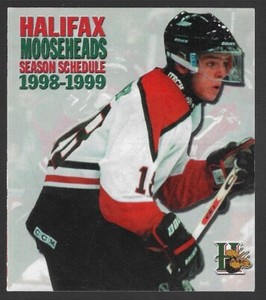1998-99 Halifax Mooseheads QMJHL - LHJMQ Hockey Schedule !!! Team Infos