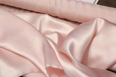 100% PURE SILK CHARMEUSE FABRIC 45" DRESSMAKING SEWING 44 COLOR BY THE YARD - Image 1 of 4