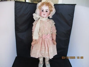 25 Zoll antike Puppe gemarkt DEP, schöne Originalkleidung - Bild 1 von 16
