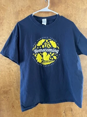 100 Years of Kent State University T-shirt Homecoming 2018 Blue - Image 1 of 3