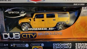 1/18 Jada Dub City  Hummer H2 Yellow - New In Box 