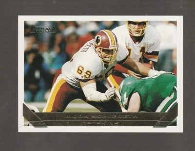 1993 Topps Gold #163 Mark Schlereth card, Denver Broncos All-Pro - Image 1 of 2