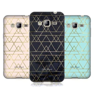 OFFICIAL NATURE MAGICK GEOMETRIC GOLD ART DECO GEL CASE FOR SAMSUNG PHONES 3 - Picture 1 of 10