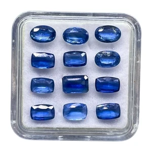 12 Pcs Natural Kyanite Blue 5.5-6mm Mix Cut Untreated Loose Gemstones 6.21 Cts - Picture 1 of 8