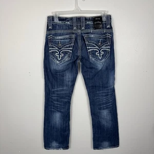 Herren Rock Revival "Paul" dicke Nähte Stiefel Jeans 31 x 32 abgenutzt Y2K - Bild 1 von 11
