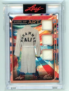 2023 Leaf Art Of Sport Muhammad Ali Triple Relic /20 Game/Event Worn - Picture 1 of 1