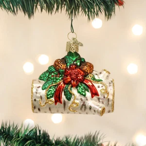 Old World Christmas - Yule Log - 36067 - Picture 1 of 3