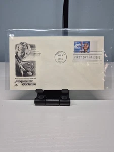 Jacqueline Cochran First Day Of Issue Envelope .50C 1996 Pilot Women History - Picture 1 of 3