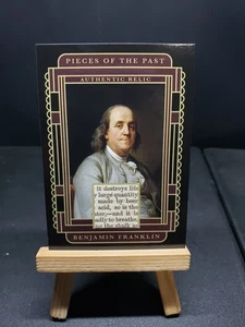 Benjamin Franklin Reliquie 2024 Pieces of the Past Relic Super Break Historic SR-BF - Bild 1 von 2