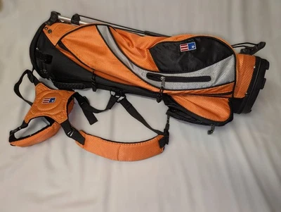 Bolsa de golf USKG US niños junior naranja doble correa Foto 1 de 4