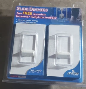 Luz localizadora opcional Leviton Sure Slide Slide Dimmer 600W sin PRO 6631-LW NUEVO - Imagen 1 de 3