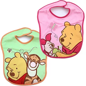 Winne the Pooh and Friends 2pc Terry Bibs Set for Girl - Picture 1 of 3