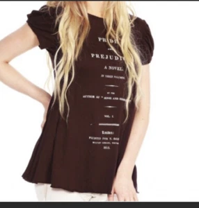 Top Wildfox Orgullo y Prejuicio Marrón - Imagen 1 de 3
