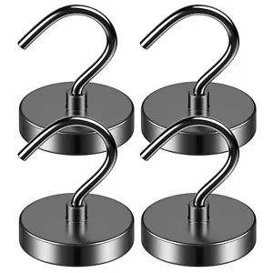 Magnetic Hooks Heavy Duty 110 Lbs Strong Magnet Hook For Cruise Cabins Large Mag - Picture 1 of 7