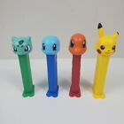 Lot de 4 distributeurs Pokémon Poissons Pikachu Charmander Bulbasaur Gicelure