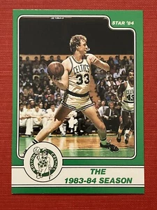 1984 STAR CO. LARRY BIRD SET CARD #11 1983-84 Season NM/MINT! Boston Celtics HOF - Picture 1 of 2