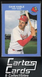 Dave Kable 1985 Riley's Sports Gallery Louisville Redbirds #9 - Foto 1 di 2