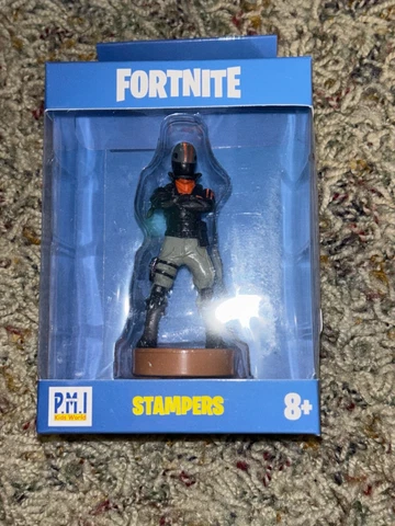 Fortnite Stampers Burnout Rare Sealed Figure Cover