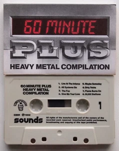SOUNDS 60 MINUTE PLUS HEAVY METAL (NEAT C2001) 1982 CASSETTE COMPILATION *READ* - Picture 1 of 3