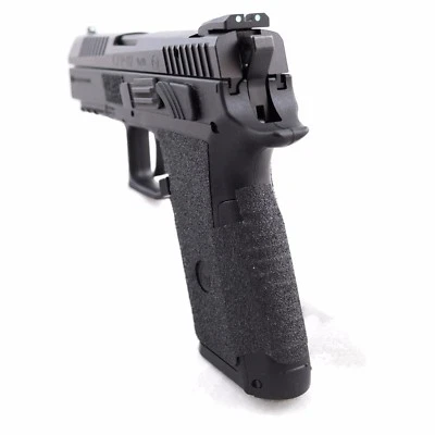 Empuñaduras de garra para empuñadura de correa trasera grande CZ P-07 en textura granulada negra 071G Foto 1 de 3