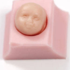 Kleine Baby Gesicht Silikon Form Polymer Ton Fondant Wachs Schokolade Harz PMC (524) - Bild 1 von 4