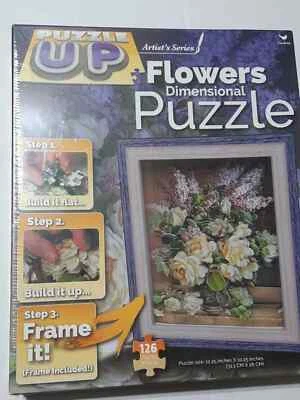 Rompecabezas Dimensional Flores Foto Floral 126 Piezas Rompecabezas Nuevo Foto 1 de 3